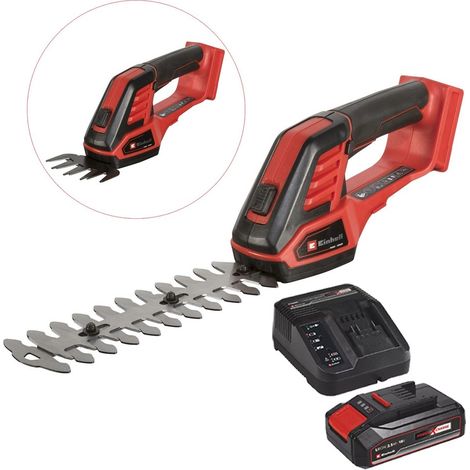 Einhell 18v Cordless Garden Pruner Hedge Cutter Grass Shear + 2.5AH Charging Kit