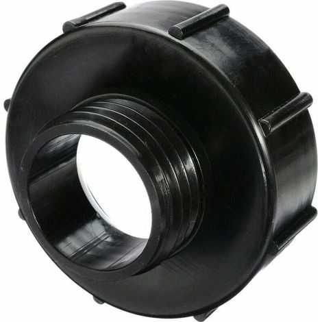 IBC DN80 3' S100x8 Adapter – DN50 2' S60x6 Reduzierstück – S100x8 Innengewinde – PP-GF Material für Regenwassertank (1/5)