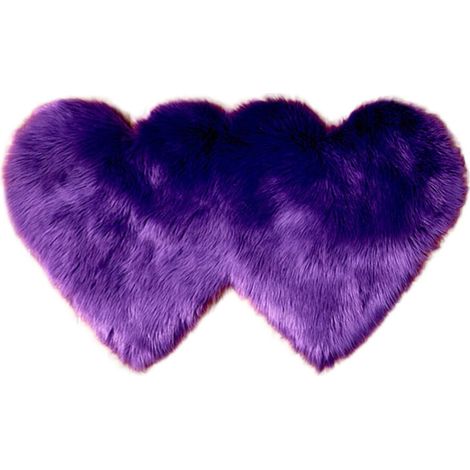 Déstockage de tapis Poaug en laine imitation peau de mouton, tapis antidérapants pour chambre à coucher, tapis shaggy I (1/2)