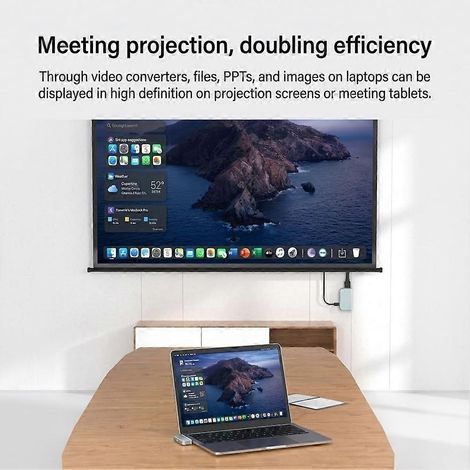 Émetteur et récepteur sans fil compatibles HDMI, kit d'extension 5G/2.4G, distance de transmission jusqu'à 50 mètres, prend en charge l'entrée de décodage 4K et la sortie 1080P. (1/5)