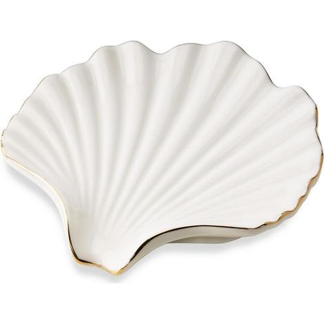 Porte-savon en céramique, porte-savon en forme de coquillage, porte-savon de salle de bain, porte-savon solide pour cuisine, baignoire, évier et douche (1/5)