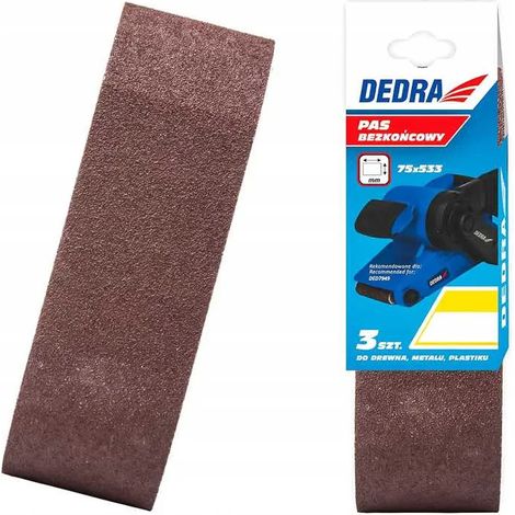 Cinta de lijar Dedra ded79494 120 granos 75x533 mm 3 unidades (1/3)