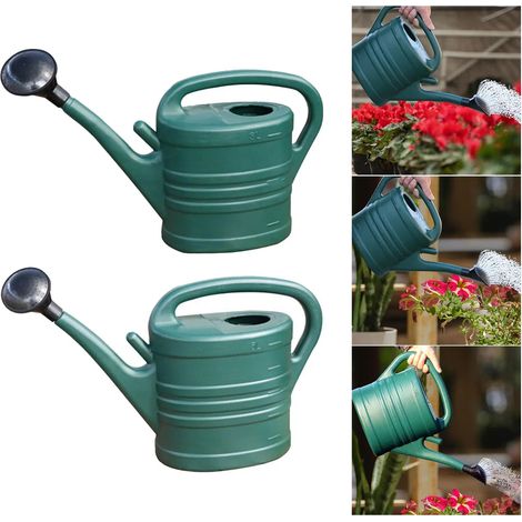 Arrosoir de jardin avec poignée (3 L, 43 x 19 x 24 cm) pour l'arrosage des plantes de cour, de jardin et d'intérieur. (1/3)