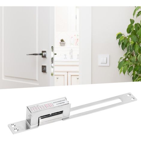 Serrure électrique de porte en acier inoxydable 12 V CC pour outils de sécurité domestique (1/5)