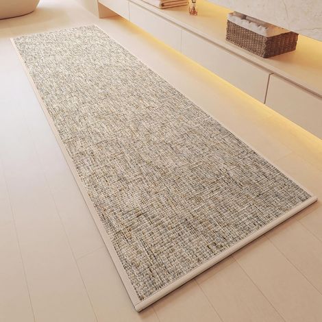 Tapis Salle de Bain Antidérapant 45x150cm, Beige (1/5)