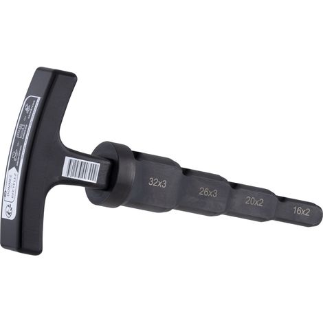 Desbarbador / Calibrador para Tubo Multicapa Ø16 - Ø20 - Ø26 - Ø32 QUICK PLOMBERIE