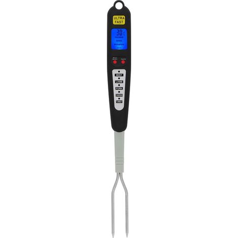 Thermomètre numérique à sonde LED pour barbecue (1/5)