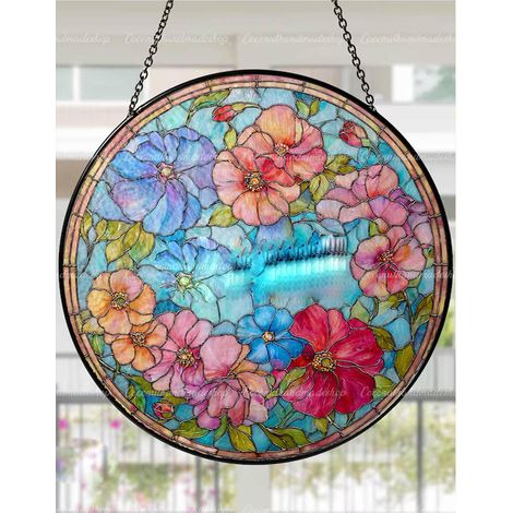 Attrape-soleil fleurs 30 cm, décoration maison