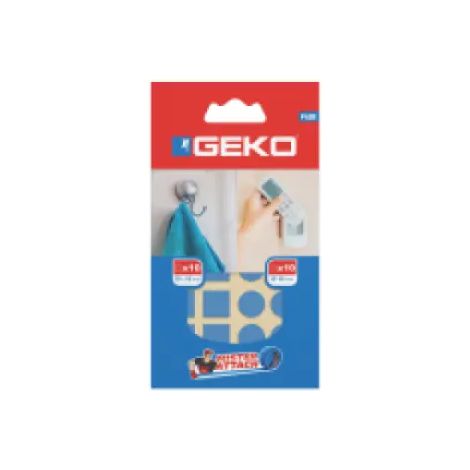 Biadesive Schaumkleber 20 Stück: 10 rund 15 mm + 10 quadratisch 15 mm in Box