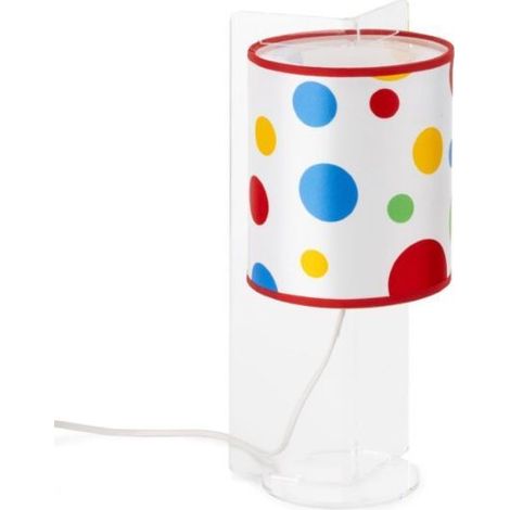 LAMPADA DA TAVOLO ABATJOUR A POIS 1XE14 SERIE SIMONETTA EMPORIUM (1/3)