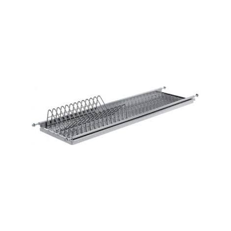 SCOLAPIATTI COLAPIATTI MONOGRIGLIA IN ACCIAIO INOX MOD.90 LUNG.864MM + ACCESSORI