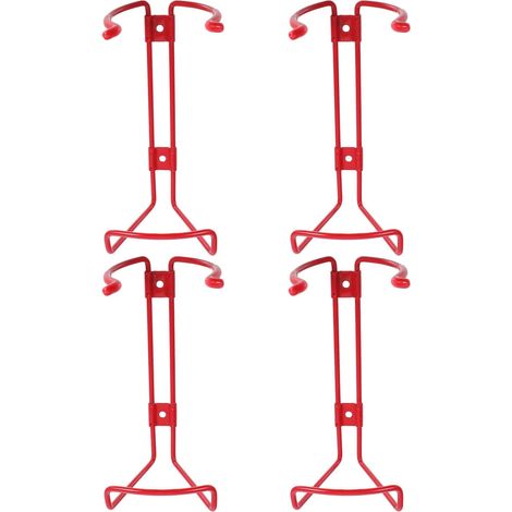 Supports d'extincteur SEWACC, modèle rouge, en fer, montage rapide et (1/5)