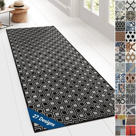 Tapis Ornement Vintage Oriental pour la Cuisine, Le Couloir et Le Salon 80 x 250 cm, Naas (1/5)