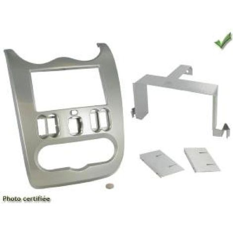 Kit 2Din compatible avec Dacia Duster Sandero 08-13 - Gris clair