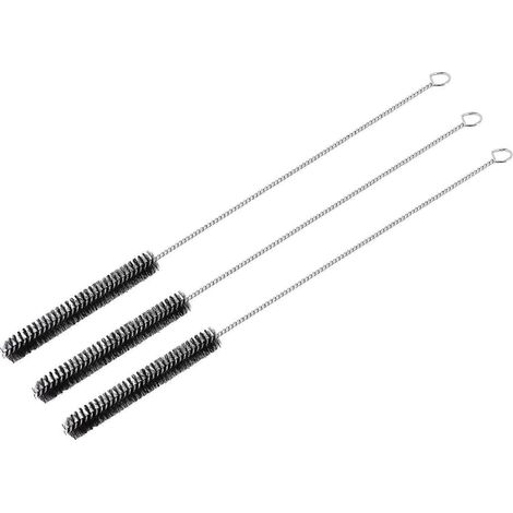 Drahtbürste zur Reinigung von Rohren und Leitungen, 28 cm lang, 10 mm Durchmesser, 3er-Packung