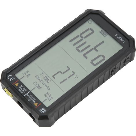 Multimètre numérique FS8233 ultra-mince, écran complet, voltmètre automatique intelligent de haute précision (1/5)