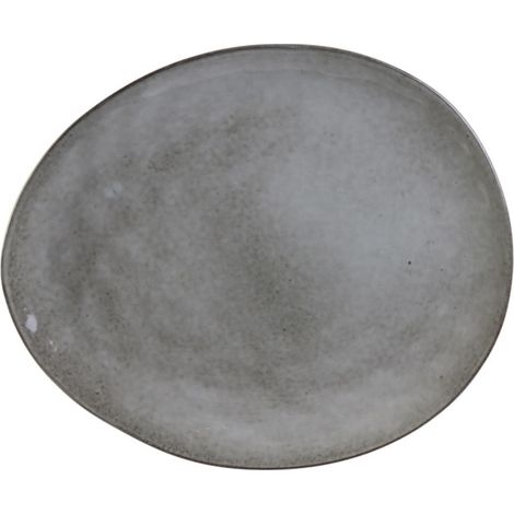 Lot de 6 Assiettes Plates "Au Grès" 27cm Gris (1/3)