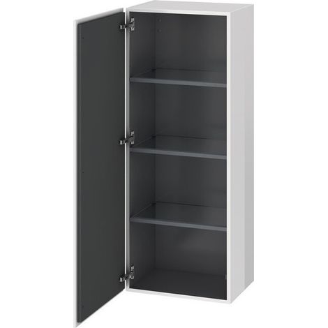 Duravit L-CUBE mobile 500x363x1320mm apertura destra noce scuro