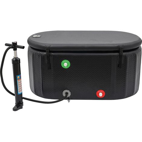 Baignoire Gonflable pour Glace, Capacité de 275L, Dimensions 132x70x62cm, Matériau PVC et Caoutchouc, Convient aux Athlètes, Plage de Température de -5 à 40℃ (1/5)