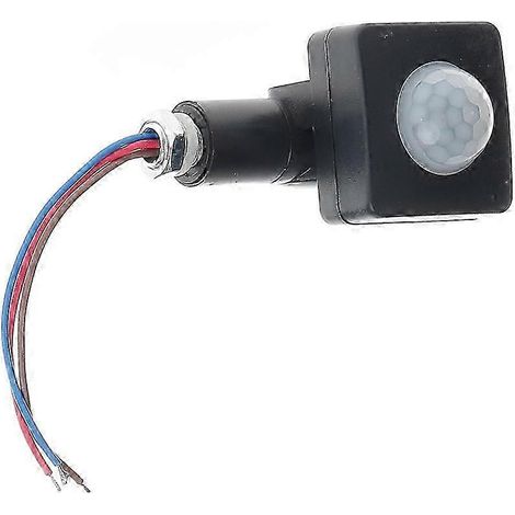 Détecteur de mouvement AC85-265V IP65, interrupteur PIR réglable, lumière LED ultra-mince, détecteur de mouvement extérieur PIR (1/4)