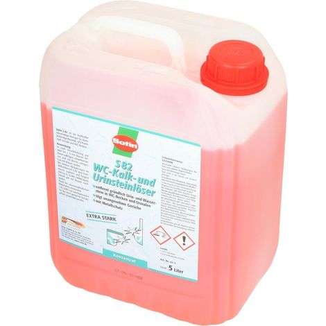 Dissolvant WC pour calcaire et dépôts d'urine S82 5 litres concentré