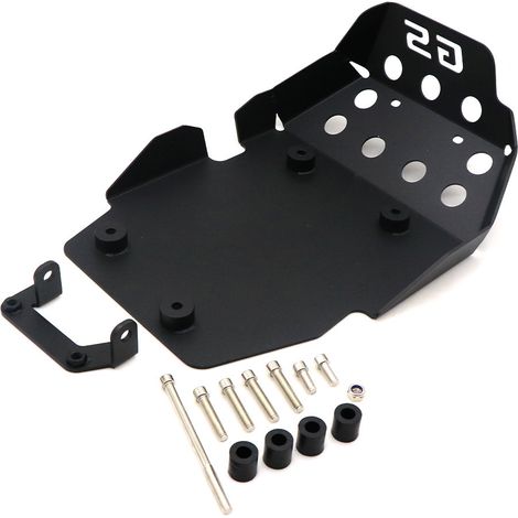 Engine guard and chassis protection plate for BMW F700GS, F650GS and F800GS ADV modifications (1/4)