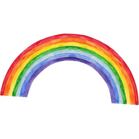 1 Lot d autocollants muraux arc en ciel pour la décoration (1/5)