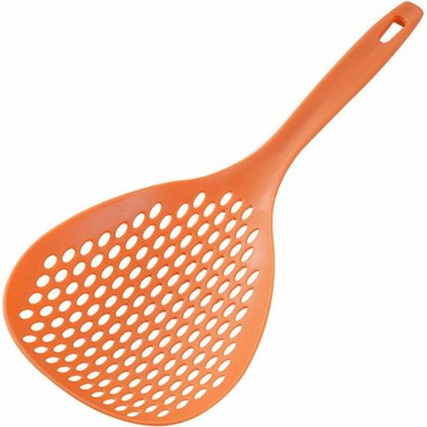 Filtre à fentes en acier inoxydable Skimmer Skimmer, maillage friteuse à friteuse à frire à la cuillère de cuisson à colonne de cuisson, outils de cuisine (Color : A)-Ensoleillé (1/5)