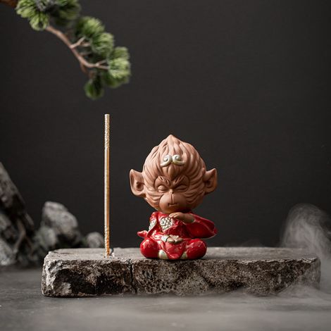 Ornement En Céramique - Figurine Taureau Pour Décoration De Salon À Thé - Usage Intérieur - Lot De 1 (1/5)