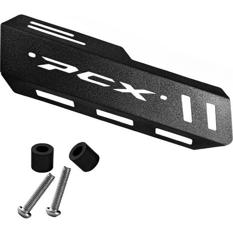 Motorcycle modification parts, PCX exhaust pipe protection cover, CNC aluminum alloy material, high-quality workmanship (1/4)