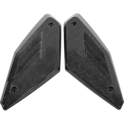 Lot de 2 protections de remplacement pour prise d'air latérale de moto CB650R 2019 2020 2021, couleur charbon de bambou (1/5)