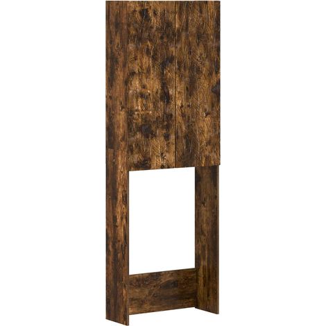 Toilettenschrank DELFT Raucheiche 66 x 25,5 x 190 cm vidaXL (1/5)