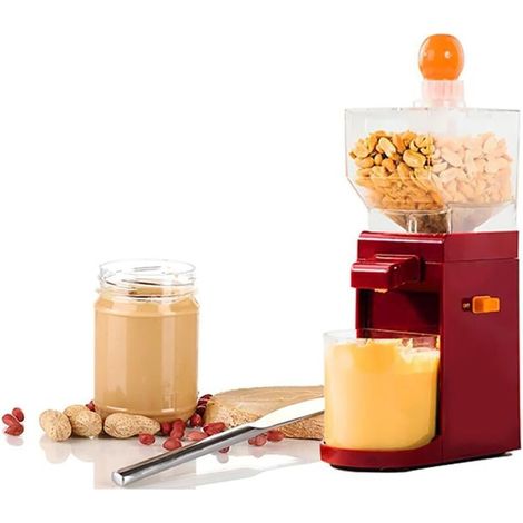 Rosvola 150W 500ml Machine à Beurre d'Arachide ,Broyeur Électrique Pour Cacahuète ,Machine à Beurre De Cacahuèt pour amandes, café, noix de cajou, noix (1/5)