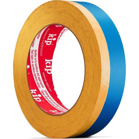 KIP Abdeckband 367 WASHI-TEC® MULTI-TAPE glattgelb / blau Länge 25 m Breite 24 mm