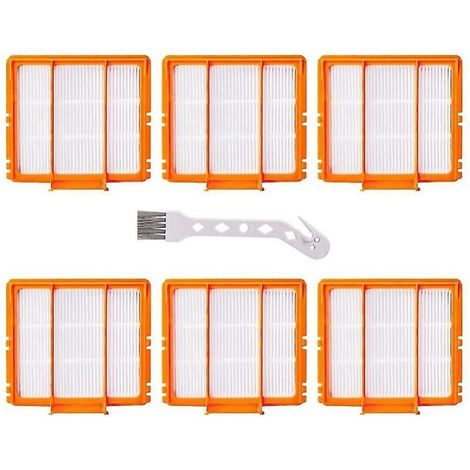 Packung mit 6 Ersatz-HEPA-Filtern für den Shark Ai Av2501s Staubsauger (1/3)