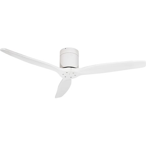 Ventilador de techo grande de color blanco