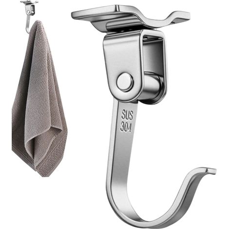 für Bad und Dusche drehbarer Edelstahlhaken für Handtasche