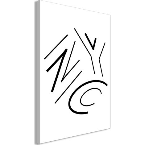 Quadro - NYC (1 Part) Vertical - 80x120 (1/4)