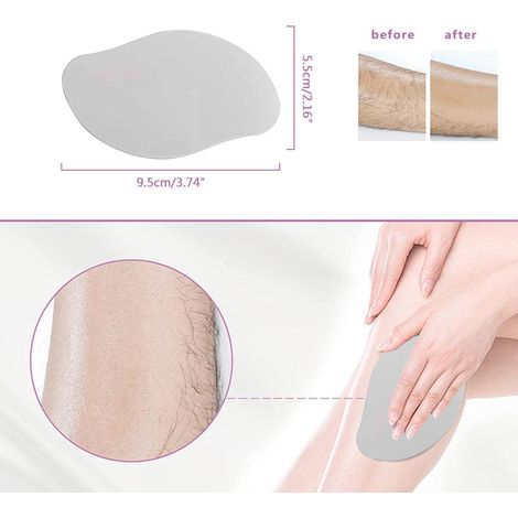 Épilation douce sans rasage, Gommeur de poils portable pour femme, Appareil anti-pilosité réutilisable, Outil de rasage sans lames, Éliminateur de duvet corporel (1/5)