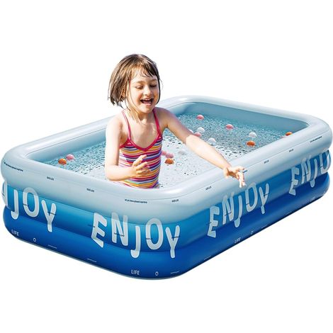 Pool Rechteckiger Familien Schwimmbad UV beständiges
