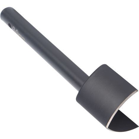 Emporte-pièce en forme de V pour la confection de sangles et ceintures, outils de maroquinerie pour projets de bricolage et de travaux manuels. Diamètre : 30 mm. (1/5)
