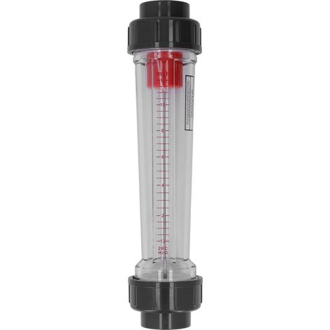 Débitmètre de liquide à tuyau, débitmètre à Tube en plastique Transparent de haute précision 1,2 à 12 m³ par heure (1/5)