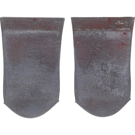 Lot de 2 Cales en Fer pour Manche de Houe en Bois Bloc de Fixation Anti-desserrage Stable Accessoires de Jardinage Robustes pour Outils à Main, Pièces de Houe de Jardin (1/5)