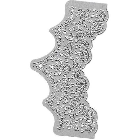 Hohle Spitzen-Metallstanzformen Schablone DIY Scrapbooking Album Stempel Papierkarte E
