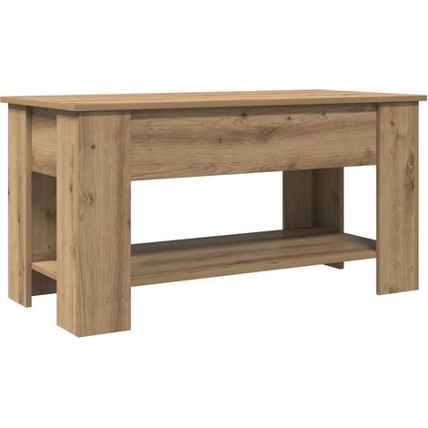 Maison Exclusive - Couchtisch Artisan-Eiche 101x49x52 cm Holzwerk