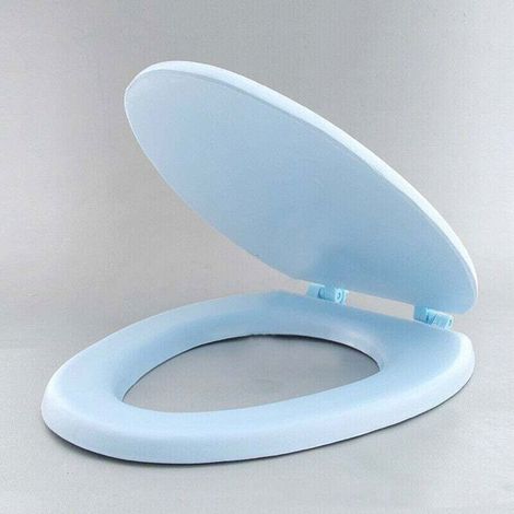 Siège de toilette en mousse - PZCC - PZCC - EVA haute qualité - Fermeture automatique - Déclipsable (fixation dessus) (1/4)