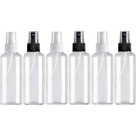 Stück 100-ml-Sprühflaschen, leere, wiederverwendbare Reiseflaschen aus Kunststoff, transparente Taschenzerstäuber, Sprühflaschen, Kosmetiksprüher (1/5)