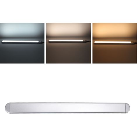 Bande LED de 40 cm avec détecteur de présence, alimentation USB, 3 températures de couleur, idéale pour tête de lit, chambre, armoire, couloir ou placard. (1/5)