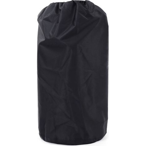 Couvercle de réservoir de gaz en tissu Oxford noir 210D petit couvercle de réservoir de propane extérieur, 31x59cm (1/4)
