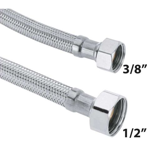 FLESSIBILE IN ACCIAIO INOX F1/2"" X 3/8""F 30 cm